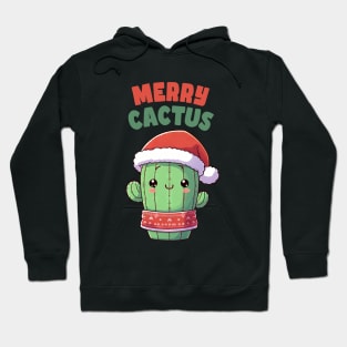 Merry Cactus Christmas Cactus Hoodie